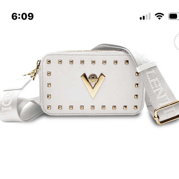 Valentino Orlandi White and Gold Crossbody Bag - Picture 1 of 4